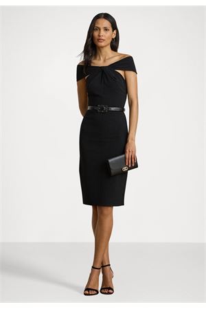 Takota Short-Short Sleeve-Cocktail Dress-Double Cr LAUREN RALPH LAUREN | Abito | 253982167001